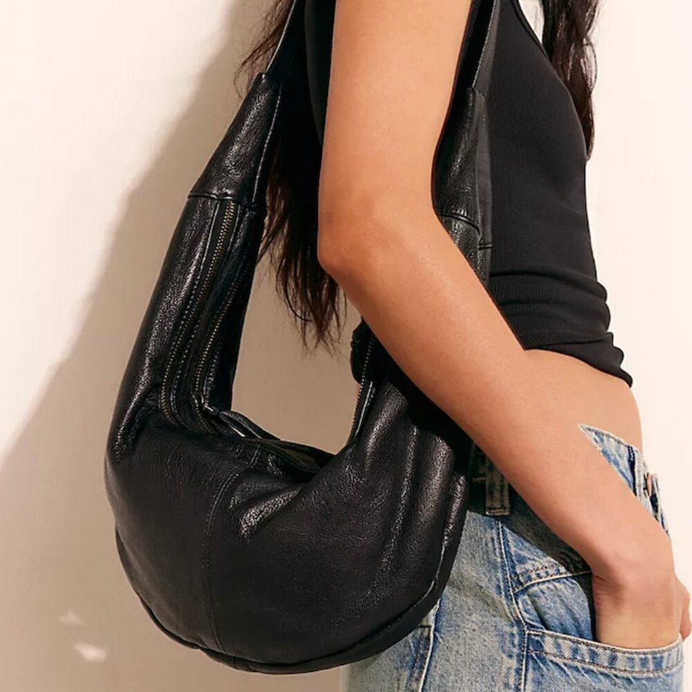 Free People Idle Hands Sling in Black